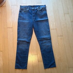 Hudson Jeans Slim Fit in Soft Deep Blue Denim